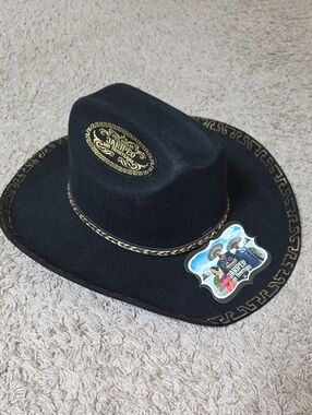 Pepe Acuilar JARIPEO SIN FRONTERAS unique LG Black Wool Cowboy Hat